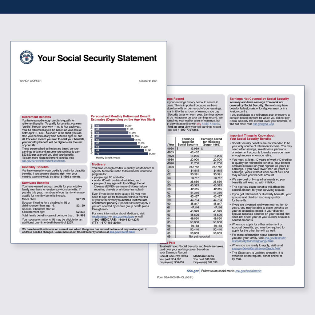 Access Your New Social Security Statement Online SSA