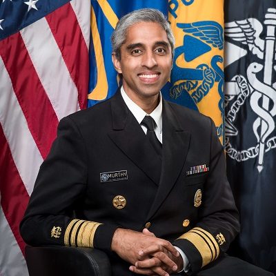 A photo of Vice Admiral Vivek Murthy
