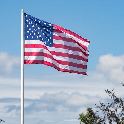 A photo of the U.S. flag